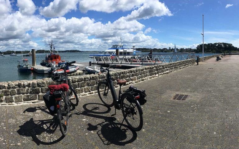 Randonnée en vélo sur les sentiers de l'Ile aux Moines
