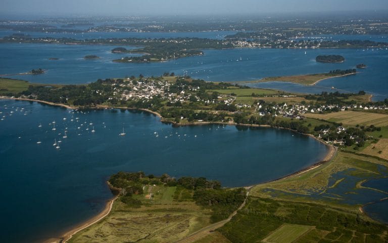 Vue Aérienne du Golfe du Morbihan