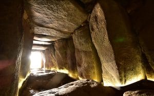 Intérieur du Cairn de Gavrinis