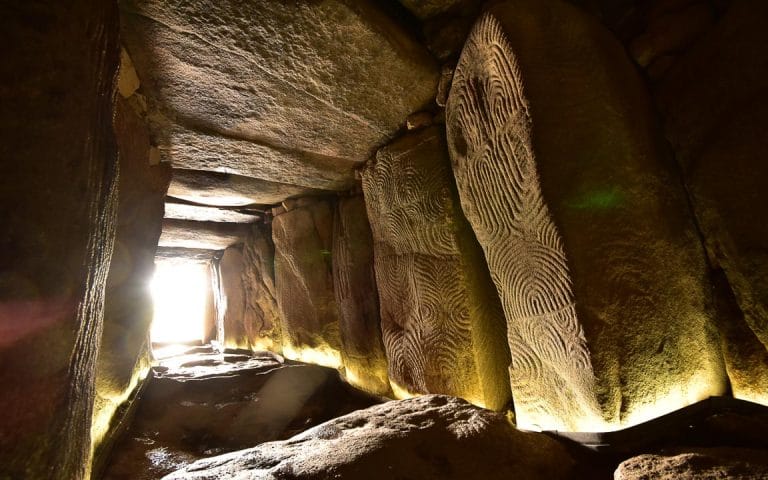Intérieur du Cairn de Gavrinis