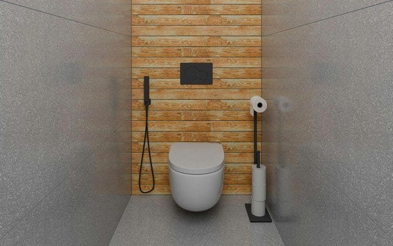 WC indépendants du gite dans le golfe du Morbihan